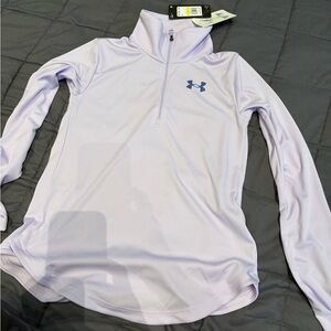 Under Armour Lavender Quarter-Zip Pullover YMD